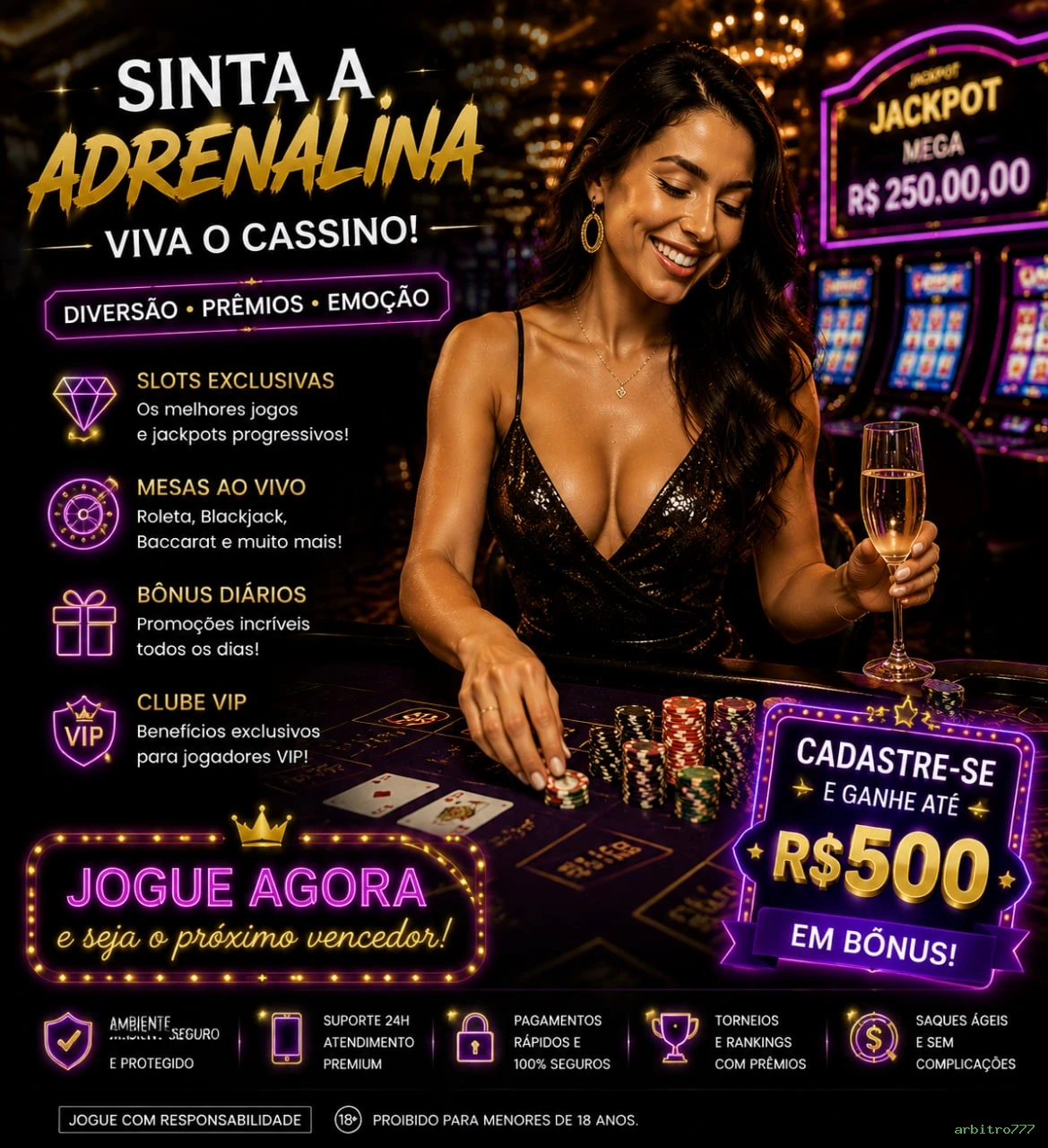 Programa VIP exclusivo da arbitro777